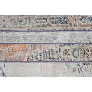 Tapis turc 2x3,3 pieds, tapis vintage, tapis en laine à bordure blanche - Product Image 4