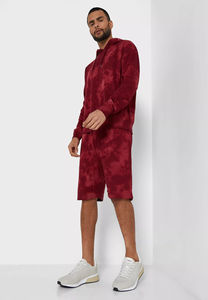 2024 haute qualité 100% coton soleil délavé à l'acide sweat à capuche ensembles vintage lavé t-shirt ensembles courts broderie personnalisée logo imprimé - Product Image 4