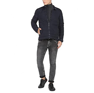 Veste matelassée pour hommes de haute qualité matériau en duvet à séchage rapide et respirant pour la saison d'hiver prix de gros - Product Image 5