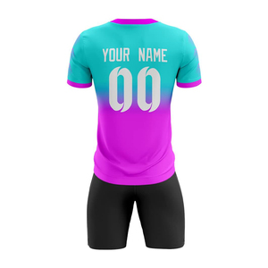 OEM Slim Fit Unisex Polyester Sports Wear Best Soccer Uniform Set for <b>Kids</b> Includes Jersey Kit Name Logo Printing Sublimation - Product Image 6