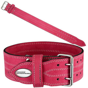 Cinturón de entrenamiento de cuero de vaca resistente con logotipo personalizable para hombre, seguridad en el gimnasio para levantamiento de pesas - Product Image 6