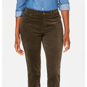 Jeans in Velluto a Coste Verdi da Donna Style & Co Taglia 14 S, Gamba Dritta, Traspiranti, Modellanti e dal Design Semplice - Product Image 2