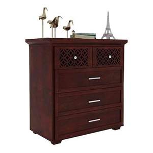 Mesa con Cajones Multifuncional, Superficie de Madera, Elegante y Compacta, Acabado en Madera, Mesa con Cajones con Recubrimiento Ecológico, Duradera - Product Image 1