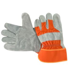 Gants de travail en cuir de vache jaune véritable, gants de sécurité pour la conduite, le soudage électrique et les utilisations multiples - Product Image 5