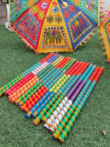 ไม้ dandiya ทำด้วยมือสำหรับ Garba raas navratri เต้นรำพื้นบ้านงานแต่ง - Product Image 6