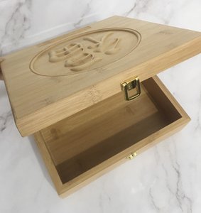 Emballage artisanal tissé à la main du Vietnam de boîte-cadeau en bambou écologique de Têt pour des vacances - Product Image 4