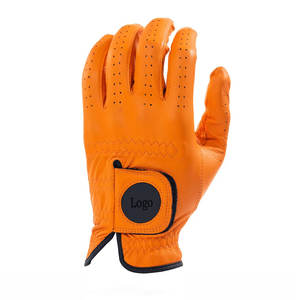 Guantes de golf de cuero Cabretta blanco de la mejor calidad, tela transpirable, logotipo personalizado, Material suave, guantes de golf de piel de oveja duraderos - Product Image 2