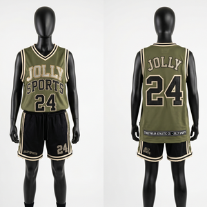 Conjunto de camiseta y pantalones cortos de baloncesto para mujer, tela de malla transpirable GSM, paneles en contraste negros, logotipo personalizado por transferencia térmica, conjuntos para mujer - Product Image 2