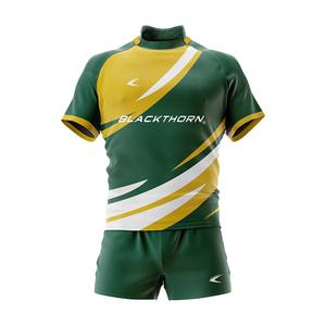 Uniformes de Rugby Personalizados con Impresión por Sublimación, Jersey para Adultos, Ropa de Rugby al por Mayor, Spandex y Poliéster - Product Image 1