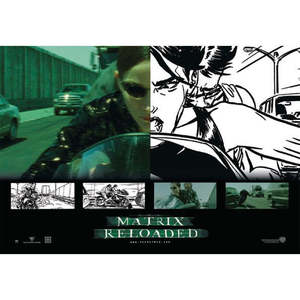 Modern Matrix-Reloaded Wall <b>Poster</b> Made of High Quality Paper - Product Image 1
