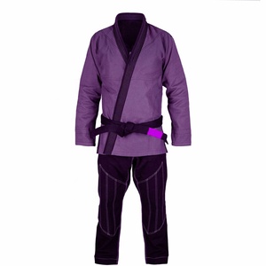 2024 BJJ Gis avec broderie et étiquettes personnalisées, coutures contrastées, cordon de serrage, boucles, évents latéraux (rouge, blanc, bleu, noir, marine) - Product Image 6