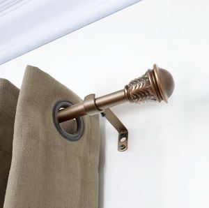 Hot Seller Steel <b>Curtain</b> Rod with Bracket <b>for</b> Home Decor Window Accessories Room Bathroom Living Room <b>Kitchen</b> Hotel <b>Curtain</b> Rod - Product Image 3
