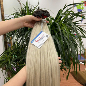 Vente Flash Extensions de cheveux Remy à pointe plate naturelle à la kératine Prix de gros Cheveux vietnamiens Cheveux humains de haute qualité - Product Image 4