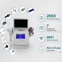 Harga Pabrik Alat Analisa Kulit & Kulit Kepala Portabel 7-in-1 dengan Sistem Deteksi Kamera HD 200X untuk Kepala & Wajah