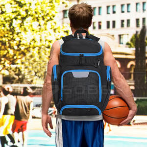 Nouveau sac à dos de basket-ball décontracté et confortable en polyester de qualité supérieure avec fonction antivol USB - Product Image 6