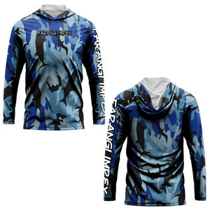 Sudadera con Capucha de Camuflaje para Pesca y Actividades al Aire Libre, Secado Rápido, Transpirable, Impermeable, Cortavientos, para Caza y Tiro, Personalizable OEM - Product Image 5