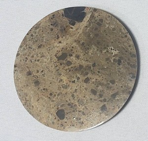 Juego de Posavasos de Mármol Oscuro Emperador de 4 Pulgadas, Posavasos de Piedra Natural Disponibles en Forma Redonda y Cuadrada - Product Image 5