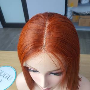 Perruques de cheveux humains Double dessiné 100% vendeur de cheveux vietnamiens bruts couleur brune os droit vierge Extensions de cheveux humains - Product Image 4