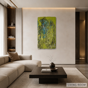 Mineral Horizon Sandstone Textured Wall Art Decorative Painting Mixed Media Natural Soft Custom Home Wall Decorative Arts - Product Image 1