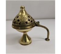 Support de Diya Urli en métal plaqué or 6-en-1 au design moderne et élégant, thème fleurs et plantes, décoration d'intérieur pour Diwali