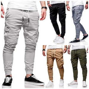 Pantalon cargo pour homme, coupe mi-slim, vêtements de travail, respirant, durable, confortable, pantalon pour la randonnée en plein air, l'escalade, l'exercice, le sport, usage quotidien - Product Image 1