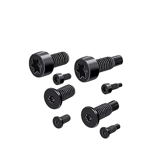 Tornillo Torx de Cabeza Redonda, Recubierto de Níquel, Negro, Rosca Fina, Grado 6, Métrico, de Alta Calidad, para Torno CNC - Product Image 1