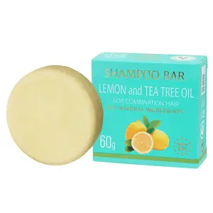 Premium Quality European Supplier Organic Hair Shampoo Bar with Tea Tree Oil Private Label Custom Packaging OEM