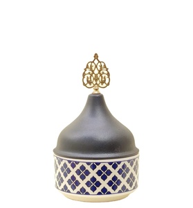 Arabic Black <b>Lid</b> Dates <b>Serving</b> <b>Bowl</b> Box for Ramadan in Customized Finished Latest Look Modern Design Pot for <b>Serving</b> Use - Product Image 1