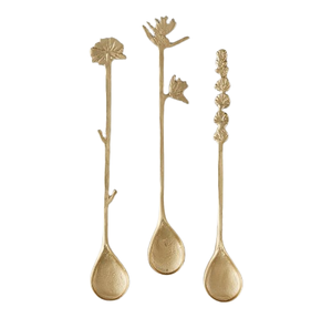 Cubiertos de lujo con mango de diseñador de acabado dorado, cubiertos de acero hechos a mano con espejo, cuchara de cena para juegos de cubiertos de té y café - Product Image 1