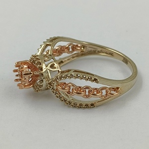 แหวนทองอย่างดีสำหรับผู้หญิงแหวนทองแท้ดีไซน์ใหม่สุดหรู - Product Image 3
