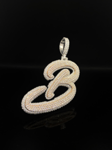 Pendentif en diamant glacé de style piège en acier inoxydable personnalisé - Product Image 2