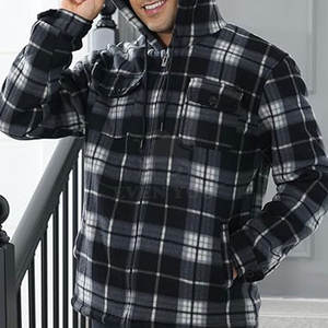 Sudadera con Capucha de Franela Cómoda para Hombre, Tejido Suave y Cálido, Perfecta para Uso Casual al Aire Libre y Diario - Product Image 5