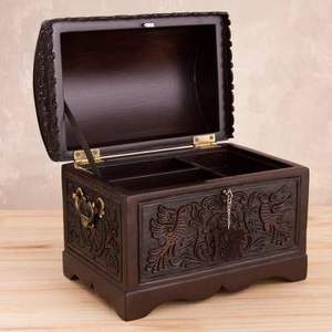 กล่องไม้ทำจากไม้ธรรมชาติกล่องไม้แบบเลื่อนได้สำหรับตกแต่งงานทำจากไม้กล่องของขวัญทำจากไม้ - Product Image 1