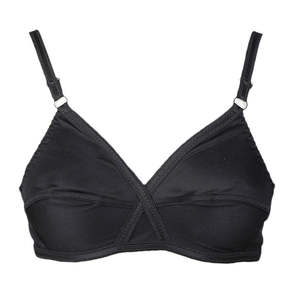 Women's Cotton <b>Bra</b> - Black - Product Image 1