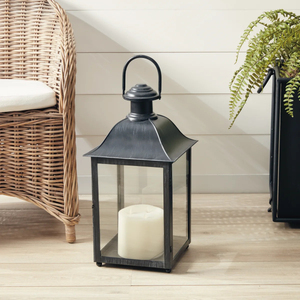 Oriental Iron Candle <b>Lantern</b> <b>Black</b> Color For Home Wedding Holiday Lighting Decoration Hanging & Floor <b>Lanterns</b> - Product Image 4