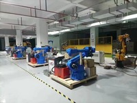 Otomasi Industri Yaskawa Robot Arm 6 Axis Mesin Las Laser Serat CNC Tipe Meja Otomatis Aplikasi Logam 1500W