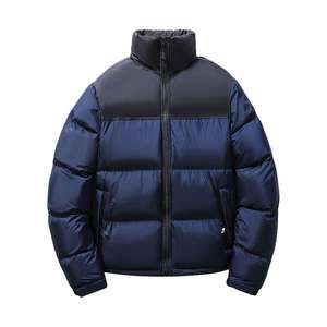 Men's Puffer Jacket <b>Bubble</b> <b>Coat</b> Padded <b>Coat</b> OEM Logo Oversized Men's Down <b>Bubble</b> Winter Black Custom Puffer Jackets - Product Image 5