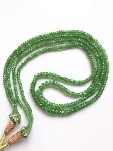 139.70กะรัตลูกปัด tsavorite ธรรมชาติ2เส้นสำหรับเครื่องประดับที่ดีทำสร้อยคออัญมณี - Product Image 4