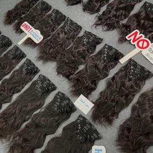 Extensiones de cabello Remy con Clip de calidad Superior 2025, sin enredos y sin desprendimiento de cabello humano vietnamita crudo - Product Image 1