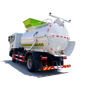 Camion benne à benne basculante Dongfeng de 8 mètres cubes pour collecte de déchets de cuisine, Euro 2, Euro 3, Euro 5 en option - Product Image 2