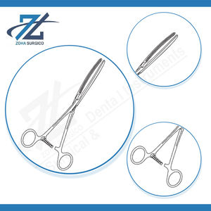 Pinzas Intestinales Lane con Hojas de 110 mm, Dientes Longitudinales, 240 mm de Largo, Instrumentos Quirúrgicos Rectos, Fabricante en Pakistán - Product Image 4