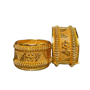 Bulk Fashionable Design <b>Bangles</b> <b>Set</b> with 22K <b>Gold</b> Plated Modern Style <b>Bangles</b> <b>Set</b> for Women Wear Jewelry by Exporters - Product Image 2