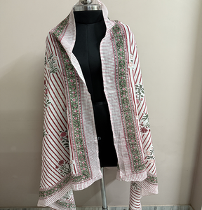 Châle léger et respirant en coton pour femme, idéal pour l'été – Sarong rayé en tissu doux, protection solaire pour la plage, les fêtes à la piscine et les activités de plein air - Product Image 1