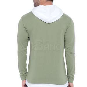 2024 último diseño sudaderas con capucha de gimnasio para hombres de alta calidad cómodo polar Mejor Precio de talla grande para adultos patrón de estampado de otoño - Product Image 3