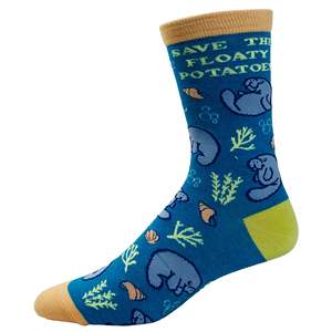 Women's Lightweight Korean Style Summer/Spring Save the Floaty Potatoes <b>Socks</b> <b>Breathable</b> Transparent Nylon One Size Fits All - Product Image 5