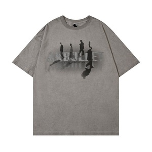 Camisetas personalizadas de alta calidad Estilo callejero informal Manga corta 180 gramos Peso Impresión digital Producción en masa - Product Image 6