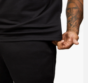 T-shirt ajusté de fitness 100% coton pour hommes, teint uni, manches courtes, nouveau modèle, OEM, vente en gros - Product Image 5