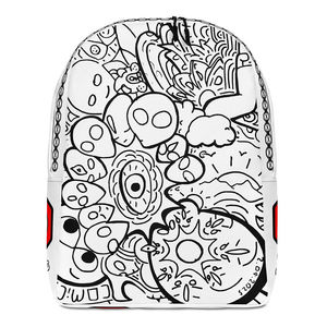 IW Comics # Zaino Minimalista 11: Borsa da Viaggio alla Moda con Chiusura a Cerniera e Fodera Impermeabile in Nylon - Product Image 1