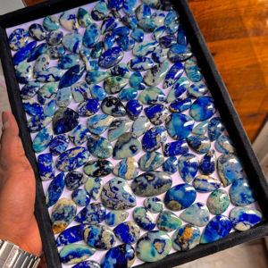 Alta calidad 100% Natural RARE Afghanite Cabochons Afghanite Piedra preciosa suelta Tamaño y forma libre para hacer joyería Precio al por mayor - Product Image 1