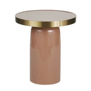 Glossy Powder Coated Metal End <b>Table</b> Modern <b>Side</b> <b>Table</b> Large Selling <b>Rounded</b> Top <b>Side</b> <b>Table</b> for Home Office Bedroom Hotel - Product Image 5